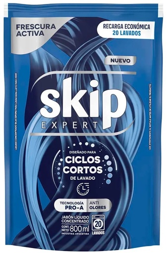 [3758] SKIP LIQUIDO FRESC ACT CICLOS CORTOS DP 800ml x12