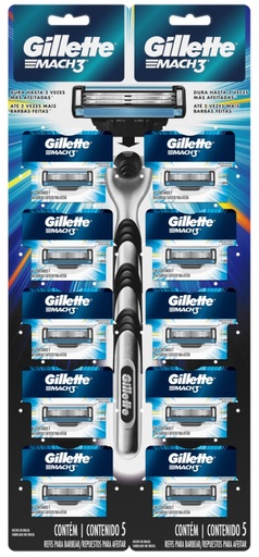 [3768] DISPLAY GILLETTE REPUESTO MACH3 x1 x10 (12/B)