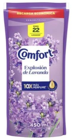 [3892] COMFORT SUAVIZANTE EXPLOSION LAVANDA DP 450ml x15