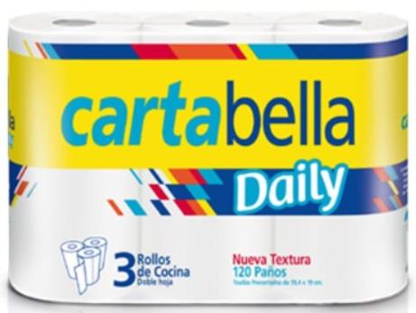 [3905] ROLLO DE COCINA CARTABELLA 40P x3 x10