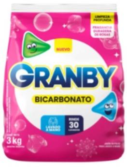[3917] GRANBY EN POLVO LAV MANO ROSAS 3kg x7