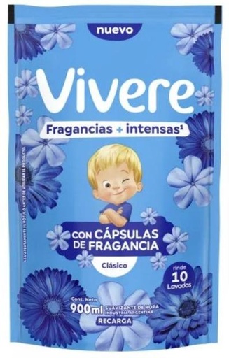 [3983] VIVERE SUAVIZANTE MAS INTENSO CLASICO DP 900ml x12