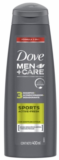 [3992] DOVE SH SPORT ACTIVE FRESH 400ml x12