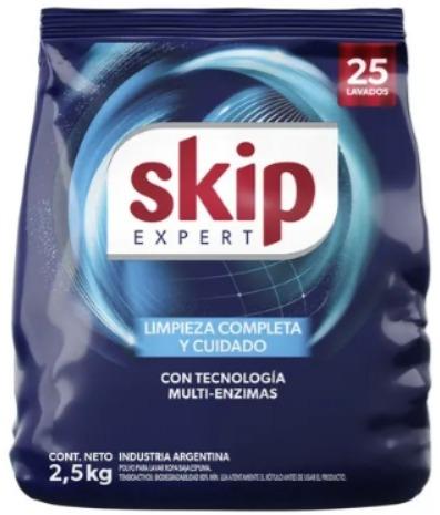 [3993] SKIP EN POLVO EXPERT BIOENZIMAS 2,5Kg x7