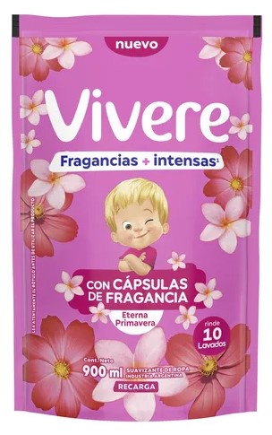 [3999] VIVERE SUAVIZANTE MAS INTENSO ETERNA PRIMAVERA DP 900ml x12