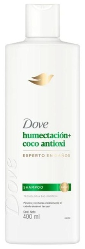 [4476] DOVE SH HUMECTACION COCO ANTIOXIDANTE 400ML X12
