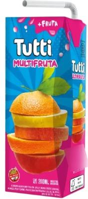 [4660] TUTTI JUGO MULTIFRUTA 200ml x18