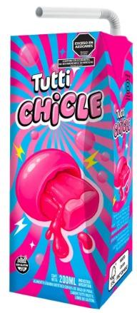 [4662] TUTTI JUGO CHICLE 200ml x18