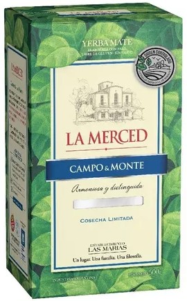 [52] LA MERCED YERBA CAMPO MONTE 500gr x6
