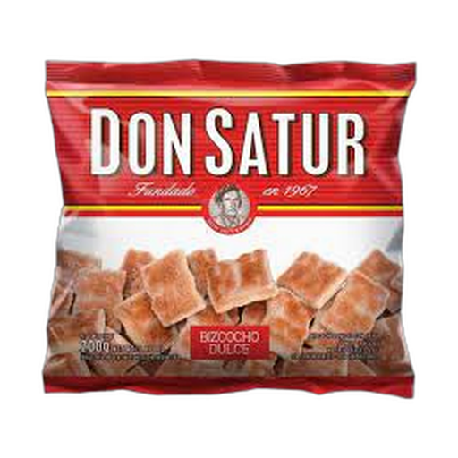 [63] DON SATUR BIZCOCHOS DULCES CON GRASA 200gr x30
