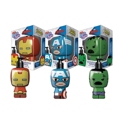 [100] ALGABO JABON LIQUIDO AVENGERS SURT 300ml x1 (12/B)