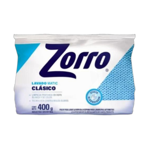 [108] ZORRO EN POLVO MATIC CLASICO 400g x36
