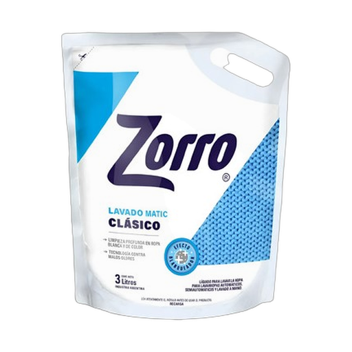 [119] ZORRO LIQUIDO MATIC 3L X4
