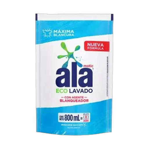 [122] ALA LIQUIDO MATIC ECOLAV MAX BLANCURA DP 800ml x12