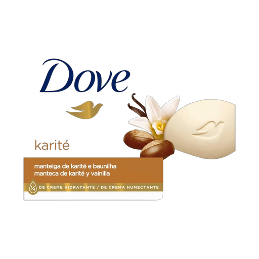 [296] DOVE JABON KARITE VAINILLA 90gr x48