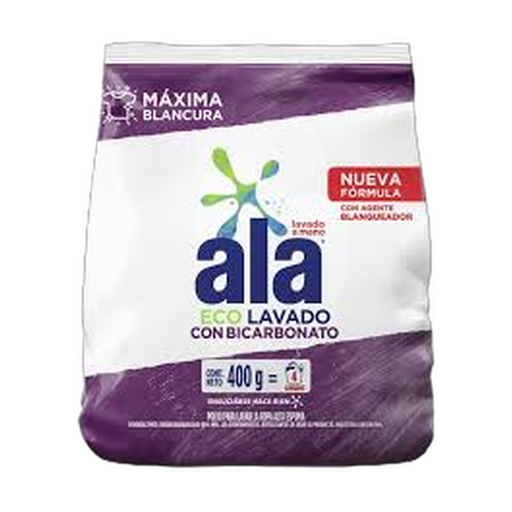 [426] ALA EN POLVO MANO REGULAR BICARBONATO 400gr x24