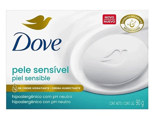 [600] DOVE JABON PIEL SENSIBLE 90gr x48
