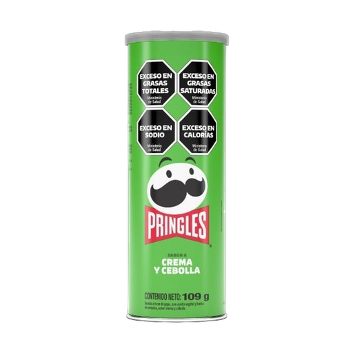 [685] PRINGLES CREMA Y CEBOLLA 109gr x18