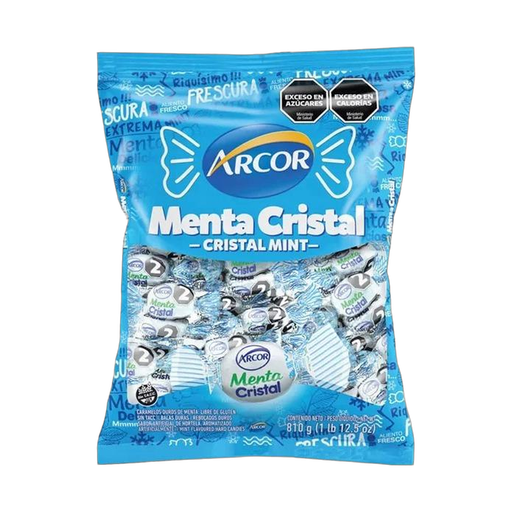 [859] CARAMELO MENTA CRISTAL 810 gr x6u