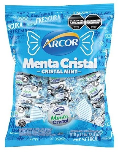 [859] CARAMELO MENTA CRISTAL 810 gr x6u