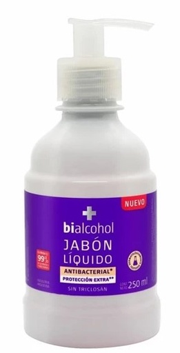 [943] BIALCOHOL JABON ANTIB EXT PROTECCION 250ML 12U