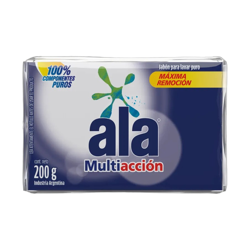 [1129] ALA JABON EN PAN REG MULTIACCION X2 200g x42