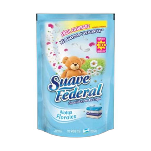 [1187] SUAVE SUAVIZANTE NOTAS FLORALES 900ML X14