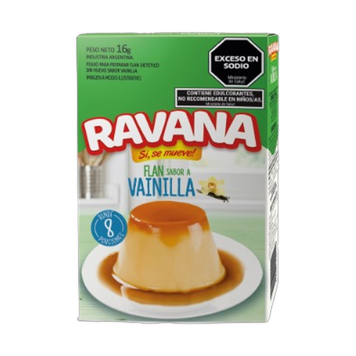 [1214] RAVANA FLAN LIGHT VAINILLA 16gr x12