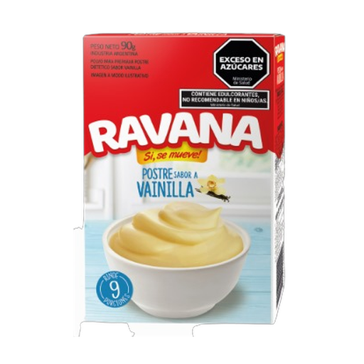 [1217] RAVANA POSTRE VAINILLA 90gr x12