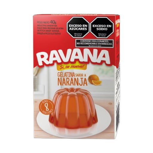 [1221] RAVANA GELATINA NARANJA 40gr x12