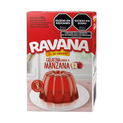 [1222] RAVANA GELATINA MANZANA 40gr x12