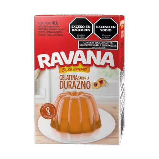 [1223] RAVANA GELATINA DURAZNO 40gr x12