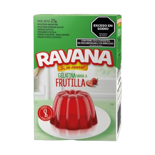[1225] RAVANA GELATINA DIET FRUTILLA 25gr x12