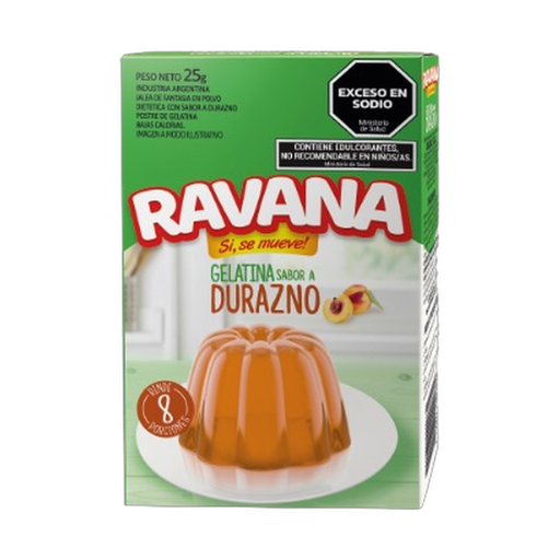 [1227] RAVANA GELATINA DIET DURAZNO 25gr x12