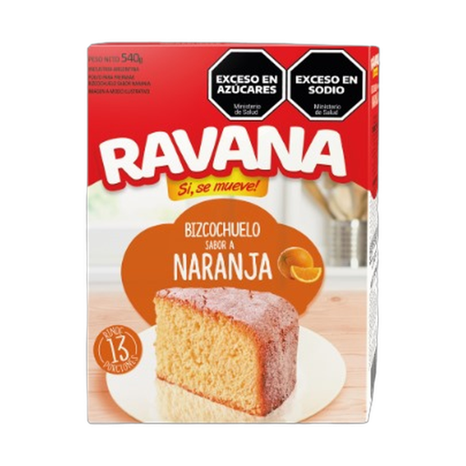 [1231] RAVANA BIZCOCHUELO NARANJA 540gr x6