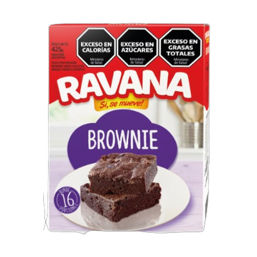 [1234] RAVANA BROWNIE CHOCOLATE 425gr x6
