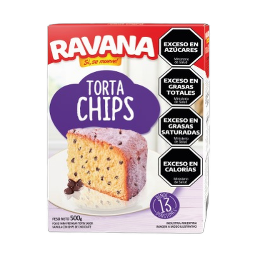 [1235] RAVANA TORTA CHIPS 500gr x6