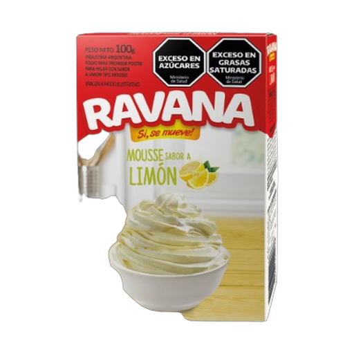 [1237] RAVANA MOUSSE LIMON 100gr x12