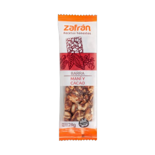 [1604] DISPLAY ZAFRAN BARR CEREAL MANI/CACAO 28g x12(B/8)