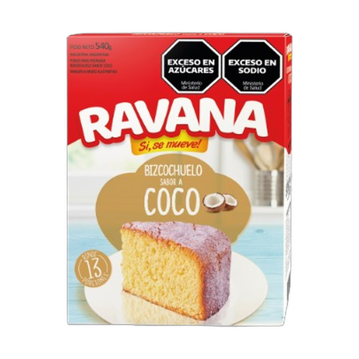 [1699] RAVANA BIZCOCHUELO COCO 540gr x6