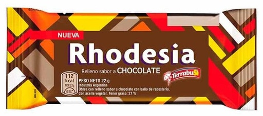 [2020] DISPLAY RHODESIA CHOCOLATE 22gr x36 (12/B)